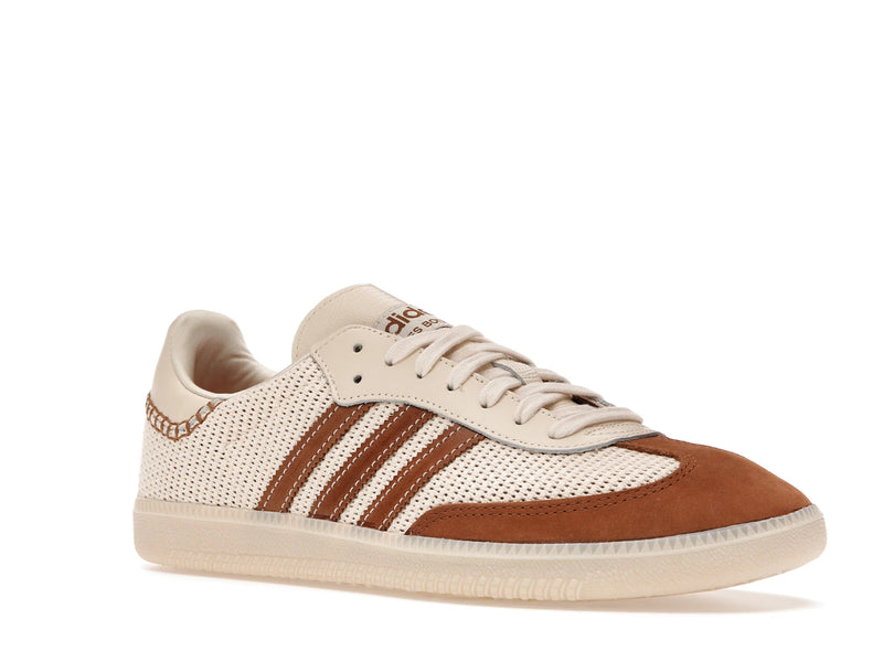 Adidas Samba Wales Bonner Cream White - Cream White/Brown/Cream White - FX7720 - 04
