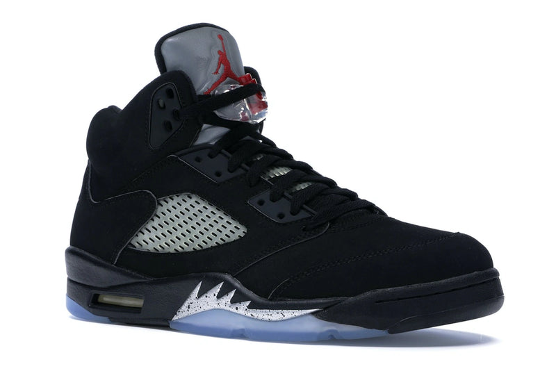 Jordan 5 Retro Black Metallic (2016) - Black/Fire Red-Metallic Silver-White - 845035-003 - 04