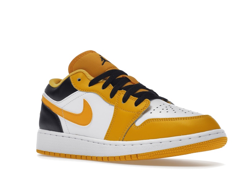 Air Air Jordan 1 Low University Gold White (GS) - Taxi/White/Black - 553560-701 - 04