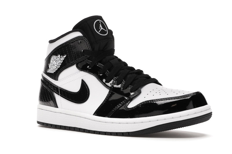Air Jordan 1 Mid Carbon Fiber - Black/White-Black - DD1649-001 - 04