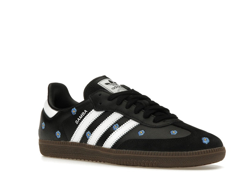 adidas Samba Light Blue Floral Core Black (Women's) - weergave 5
