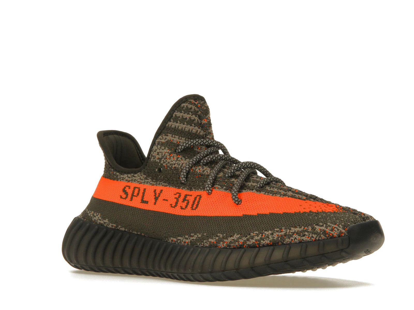 Adidas Yeezy 350 V2 Carbon Beluga - Carbon Beluga/Steeple Grey/Solar Red - HQ7045 - 04