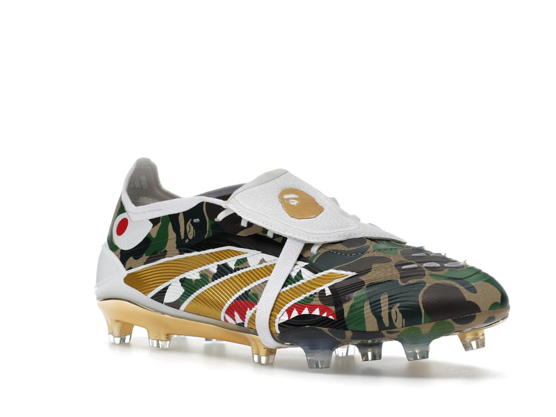 Adidas Predator Elite Foldover Tongue Fg Bape Green Camo - Hemp/Gold Metallic/White - JS3104 - 04