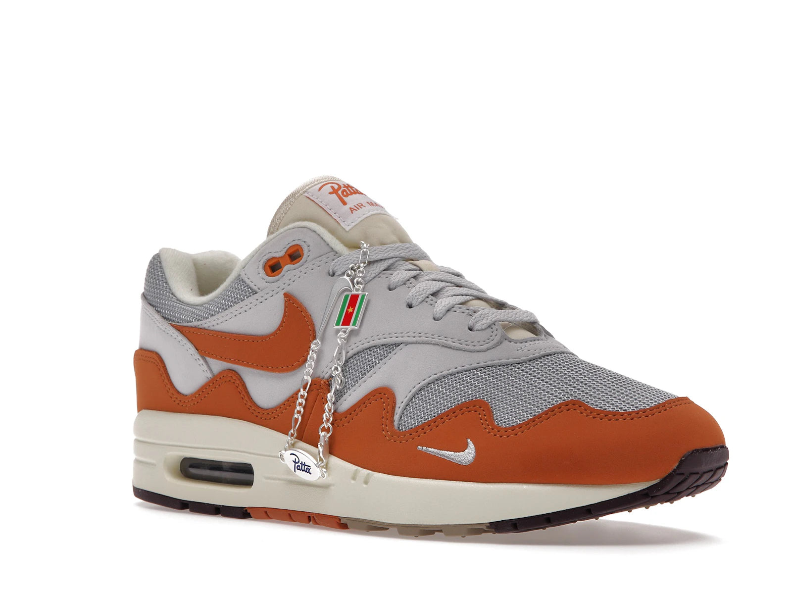 Nike Air Max 1 Patta Waves Monarch With Bracelet - Metallic Silver/Monarch-Pure Platinum - DH1348-001 - 04