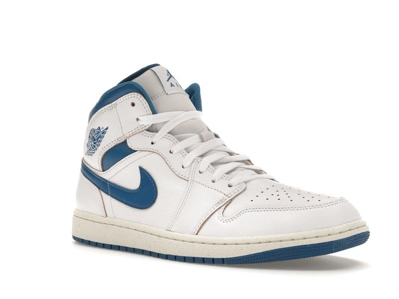 Air Jordan 1 Mid SE Industrial Blue - White/Sail/Industrial Blue - FN5215-141 - 04