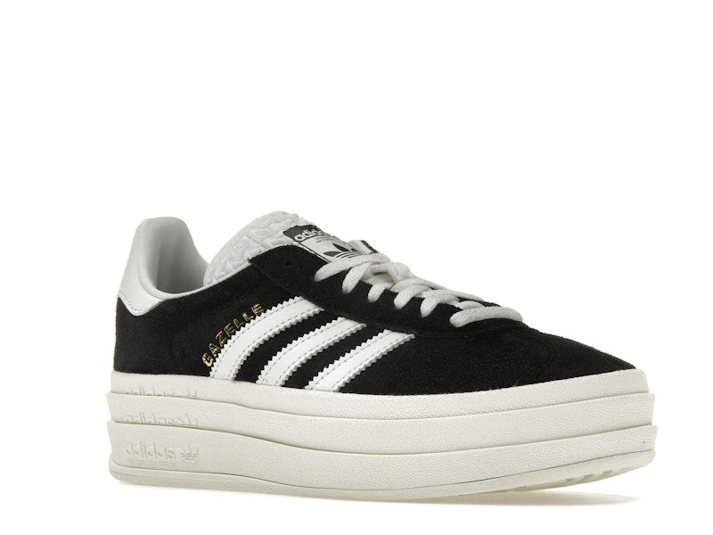 adidas Gazelle Bold Core Black White (Women's) - Core Black/Footwear White/Core White - HQ6912 - 04