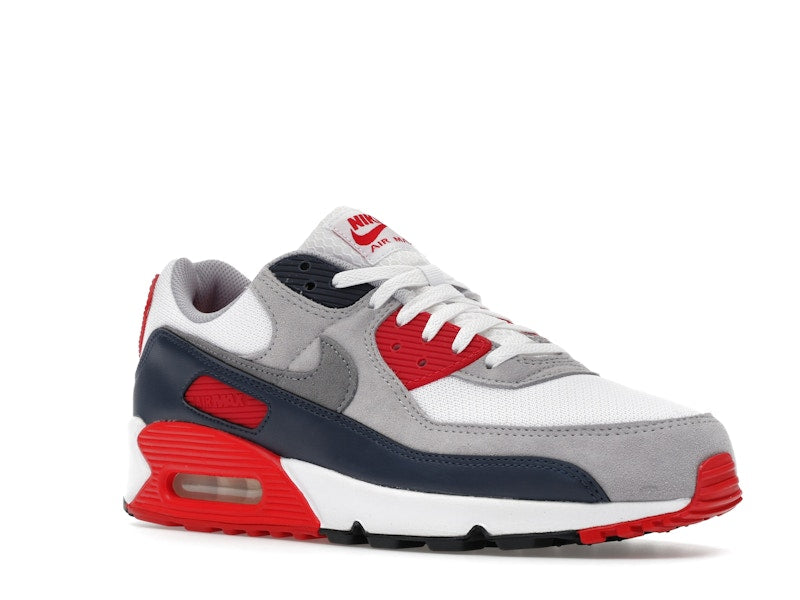 Nike Air Max 90 Usa (2025) - White/Cool Grey/University Red - DM0029-117 - 04