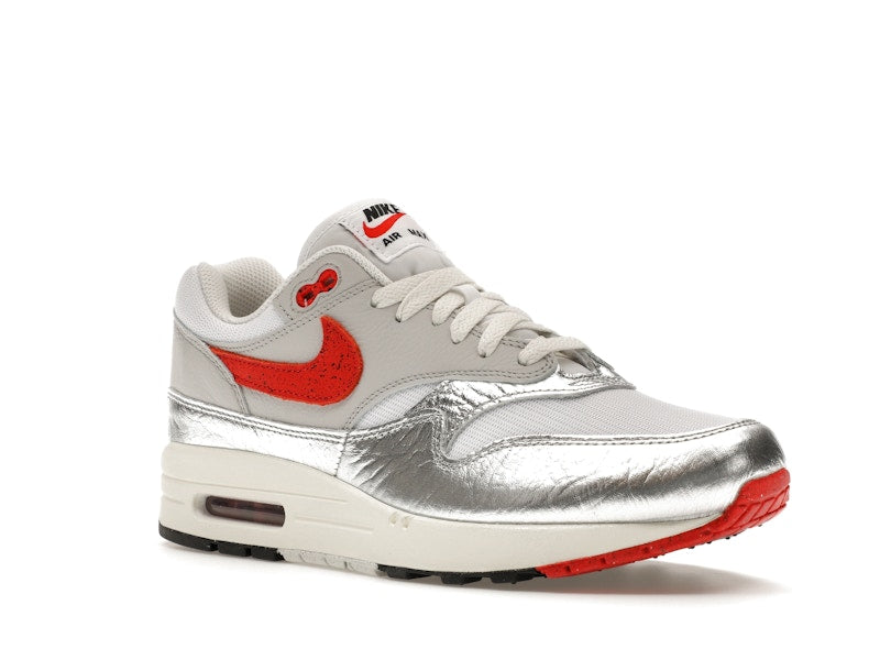 Nike Air Max 1 PRM SE Hot Sauce - White/Chile Red-Metallic Silver-Neutral Grey-Sail-Fir - HF7746-100 - 04