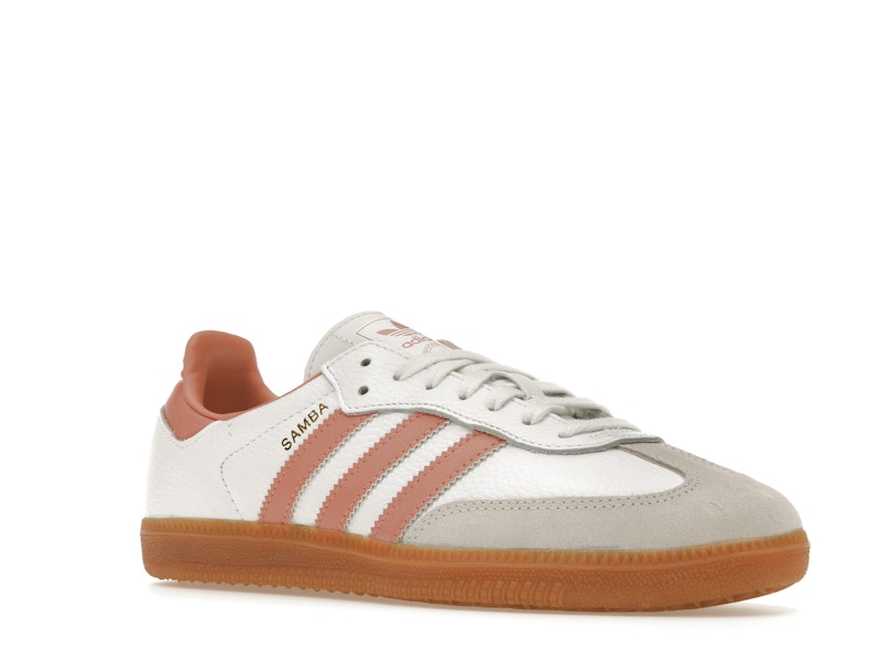 adidas Samba OG White Wonder Clay Gum (Women's) - Cloud White/Wonder Clay/Crystal White - IG5932 - 04