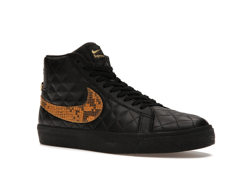 Nike SB Blazer Mid QS Supreme Black - Black/Black - DV5078-001 - 04