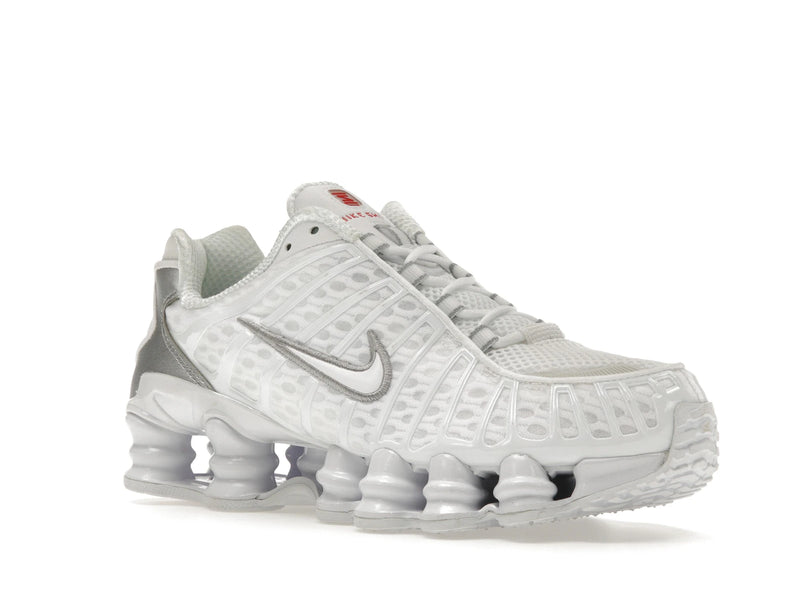 Nike Shox Tl White Metallic Silver (W) - White/Metallic Silver-Max Orange-White - AR3566-100 - 04