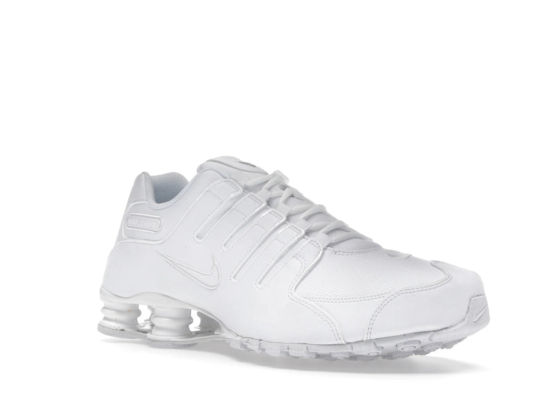 Nike Shox Nz Triple White - White/White - 378341-128 - 04