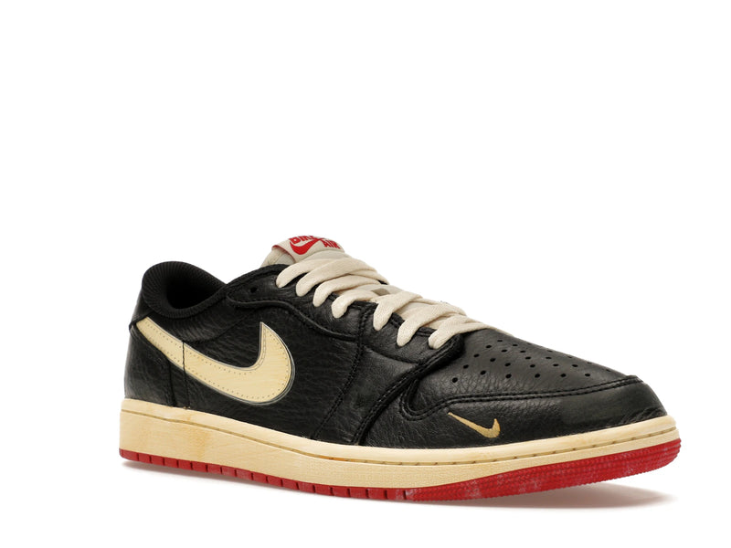 Air Jordan 1 Retro Low OG Nigel Sylvester Better With Time - Black/Muslin/Varsity Red - IB8958-001 - 04