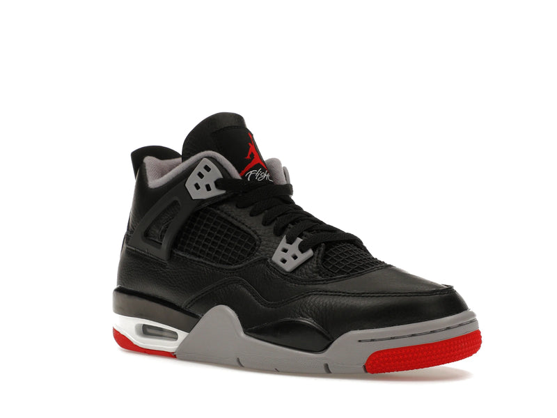 Air Jordan 4 Retro Bred Reimagined (GS) - Black/Cement Grey/Varsity Red/Summit White - FQ8213-006 - 04