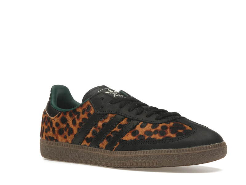 Adidas Samba OG Black Green Leopard - Core Black/Collegiate Green/Cream White - JI2735 - 04