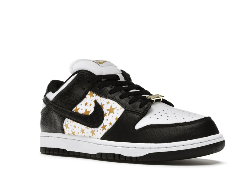 Nike SB Dunk Low Supreme Black - Black/Metallic Gold-White - DH3228-102 - 04