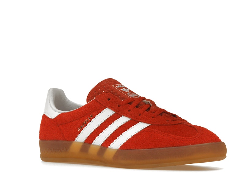 adidas Gazelle Indoor Bold Orange (Women's) - Bold Orange/Footwear White/Gum - HQ8718 - 04