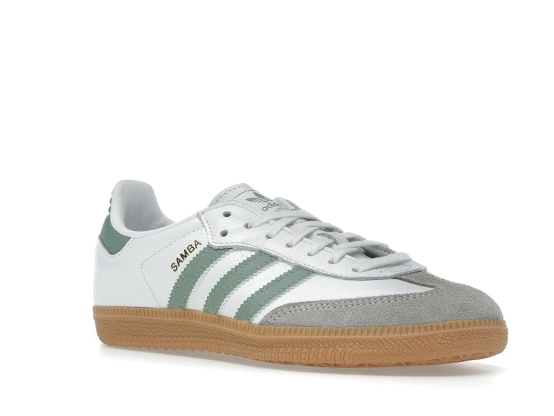 Adidas Samba OG Cloud White Silver Green (GS) - Cloud White/Silver Green/Gum - JP5479 - 04