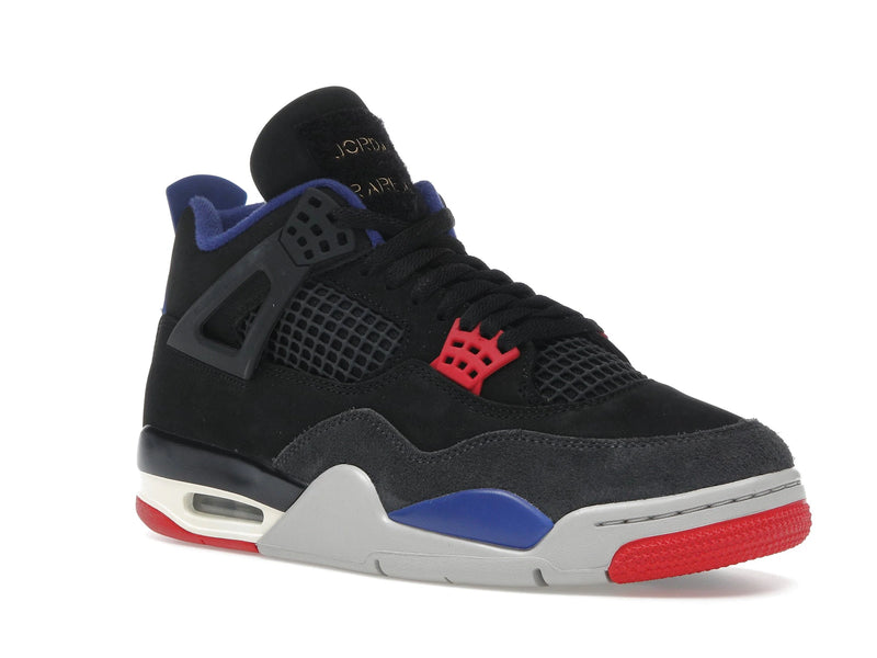 Air Jordan 4 Retro Rare Air Gold Lettering - Black/Fire Red/Deep Royal Blue/Dark Smoke Grey/Tech Grey - (Gold) FV5029-003 - 04