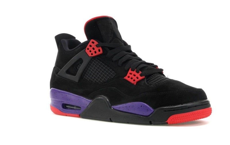 Air Jordan 4 Retro Raptors - Black/Court Purple-University Red - AQ3816-065 - 04