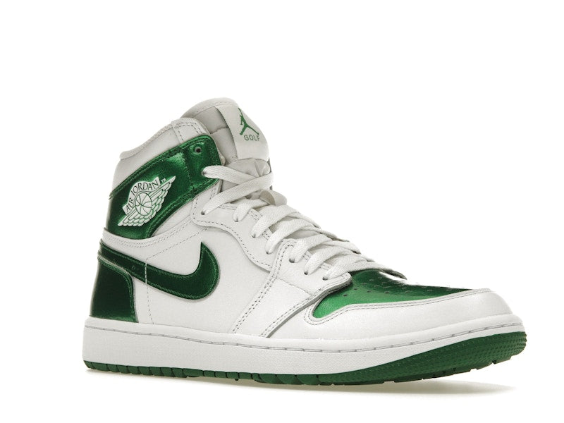 Air Jordan 1 Retro High Golf Metallic Green - White/Pine Green - DQ0660-130 - 04