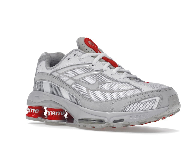 Nike Shox Ride 2 Supreme White Grey Fog - White/Grey Fog-Flat Platinum - DN1615-100 - 04