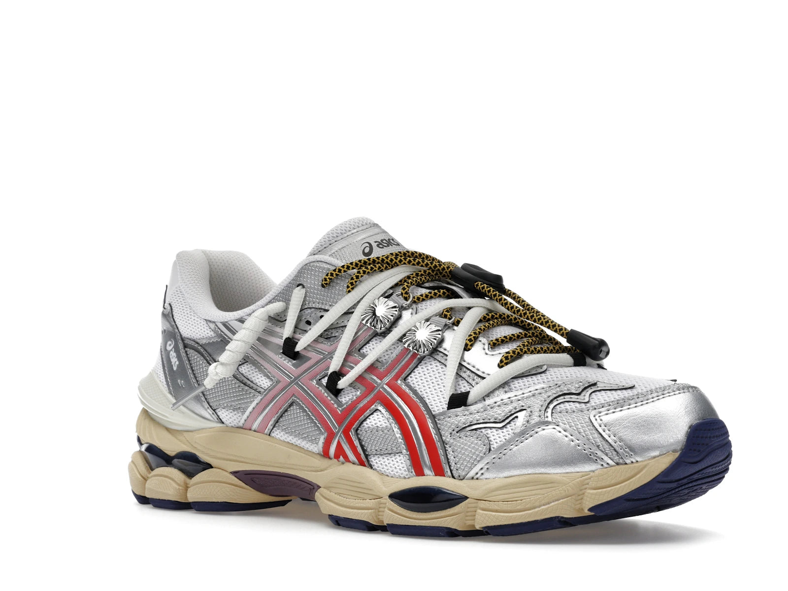 Asics Gel Cumulus 16 Toga White Red Pure Silver - White/Red/Pure Silver - 1203B115-100 - 04