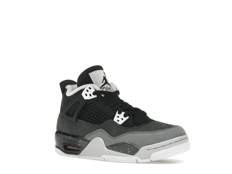 Air Jordan 4 Retro Fear (2024) (GS) - Black/White/Anthracite/Black/Pure Platinum - FQ8213-002 - 04