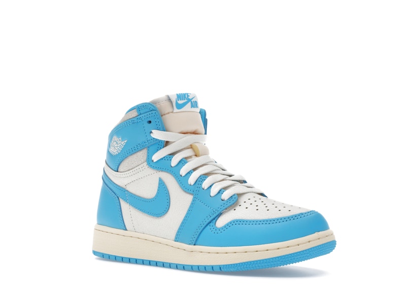 Air Jordan 1 Retro High OG Unc Reimagined (GS) - Dark Powder Blue/Dark Powder Blue-Sail - FD1437-402 - 04
