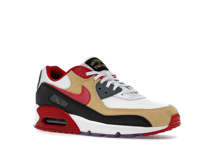 Nike Air Max 90 San Francisco 49ers - White/Gym Red/Black - II7588-100 - 04