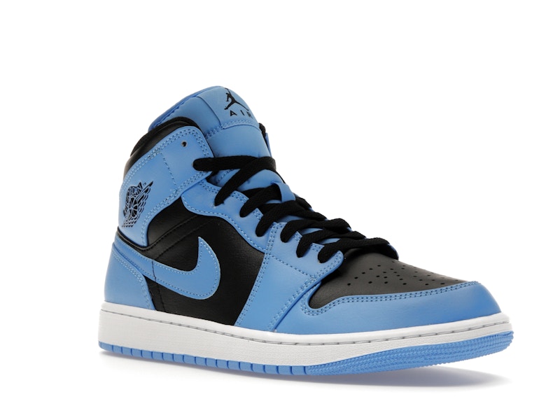Air Jordan 1 Mid Azul Universitario Negro - vista 4
