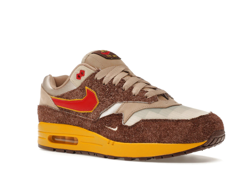 Nike Air Max 1 Swoosh Low Poly Big Head Origins - Light Chocolate/Hemp/Sand Drift/University Red - HV5776-200 - 04