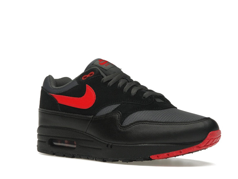Nike Air Max 1 Essential Vamps - Black/University Red/Iron Grey - FZ5808-008 - 04