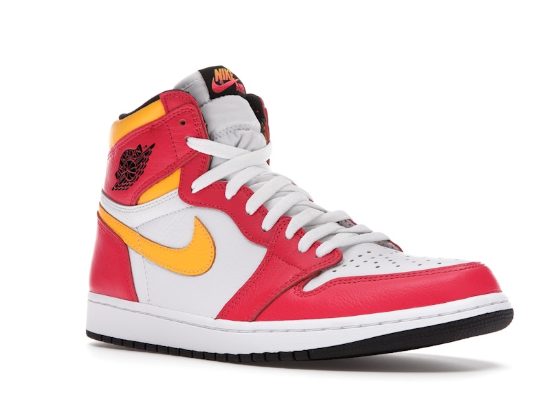 Air Jordan 1 Retro High OG Light Fusion Red - Light Fusion Red/White-Laser Orange-Black - 555088-603 - 04