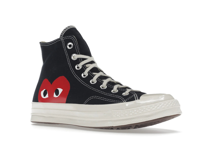 Converse Chuck Taylor All Star 70s Hi Comme Des Garcons Play Black - Black/White/High Risk Red - 150204C/A08791C - 04