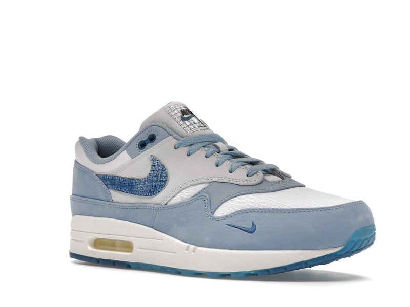 Nike Air Max 1 Premium Blueprint - White/Dark Marina Blue/Leche Blue - DR0448-100 - 04