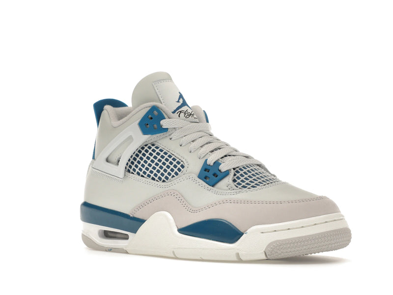 Air Jordan 4 Retro Military Blue (2024) (GS) - Off-White/Military Blue/Neutral Grey - HF4281-141 - 04