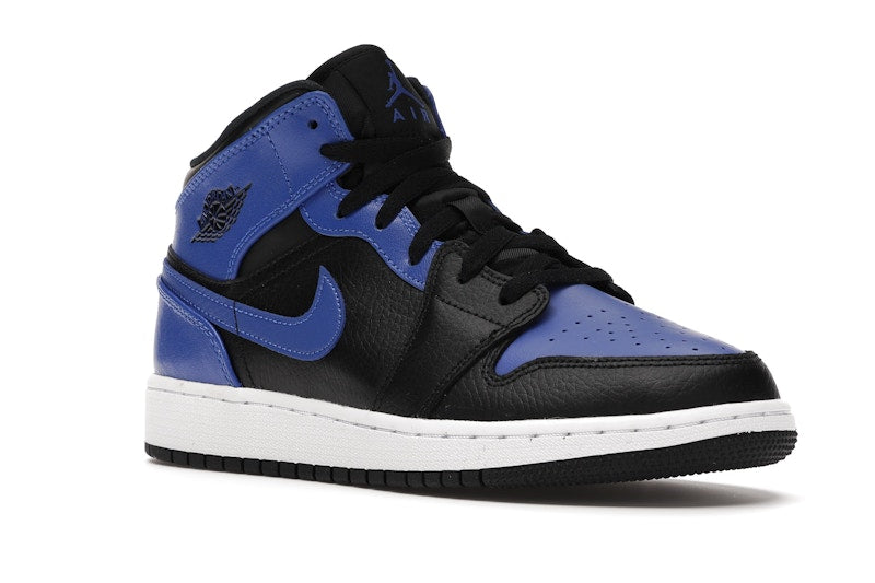Air Jordan 1 Mid Hyper Royal (GS) - vista 4