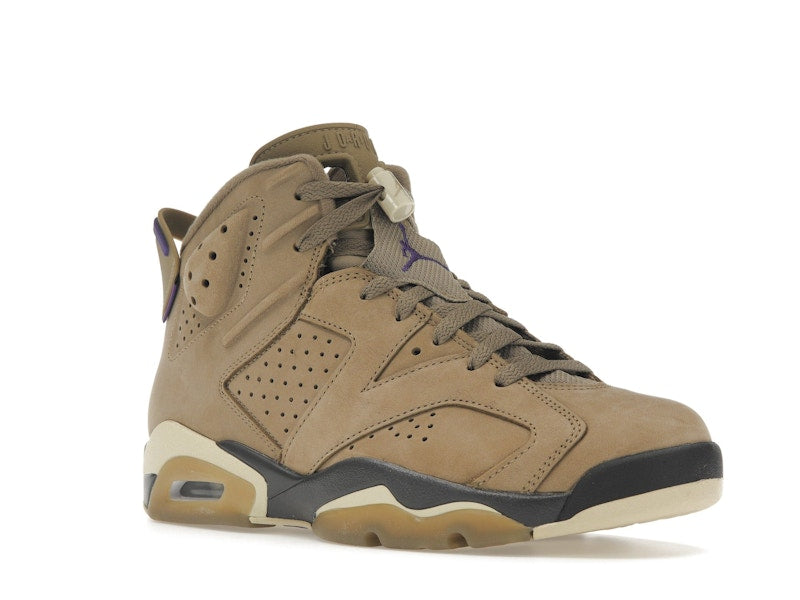 Air Jordan 6 Retro Gore Tex Brown Kelp - Brown Kelp/Team Gold/Shadow Brown/Court Purple - FD1643-300 - 04