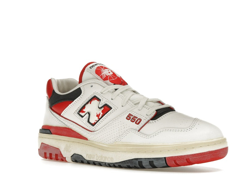 New Balance 550 Vintage Pack Team Red - Sea Salt/Team Red/Black - BB550VGA - 04