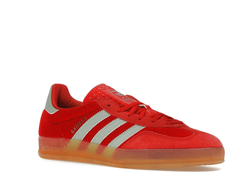 adidas Gazelle Indoor Better Scarlet Hazy Green (Women's) - Better Scarlet/Hazy Green/Gum - IG6786 - 04