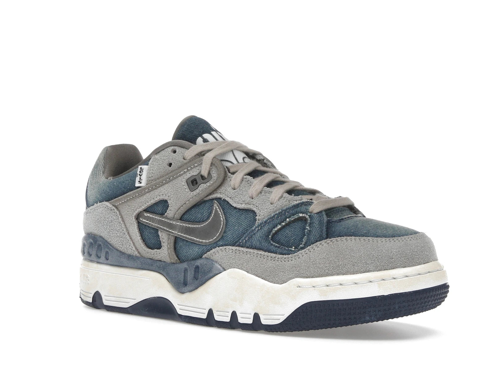 Nike Air Force 3 Low SP Nigo Olive Grey - Olive Grey/Metallic Pewter/Summit White/Navy/String - HQ0262-001 - 04