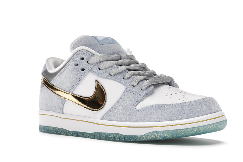 Nike SB Dunk Low Sean Cliver - Ice Blue/White-Metallic Gold-Metallic Silver - DC9936-100 - 04