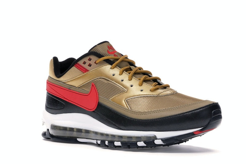 Nike Air Max 97 BW Metallic Gold University Red Black - vue 5