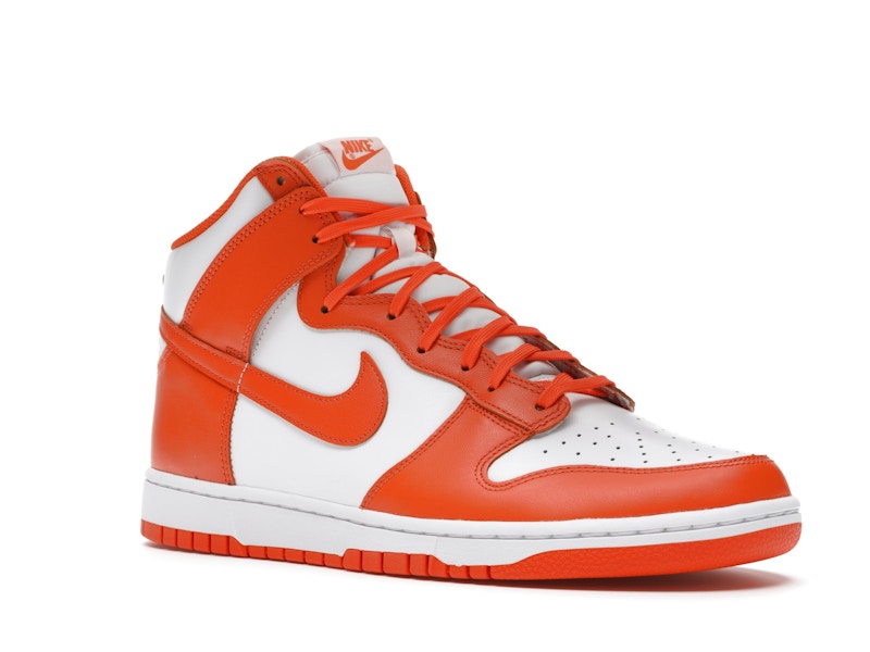 Nike Dunk High Syracuse (2021) - White/Orange Blaze - DD1399-101 - 04