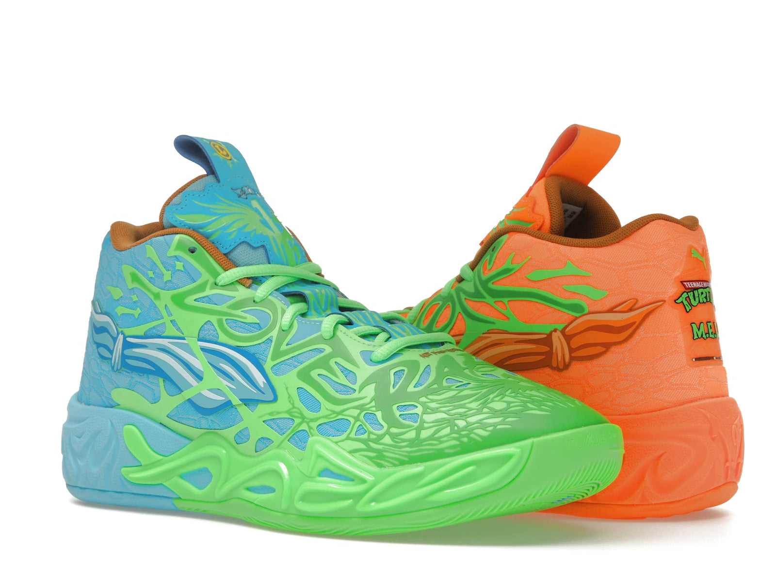 Puma Lamelo Ball Mb04 Teenage Mutant Ninja Turtles Leonardo And Michelangelo - view 4