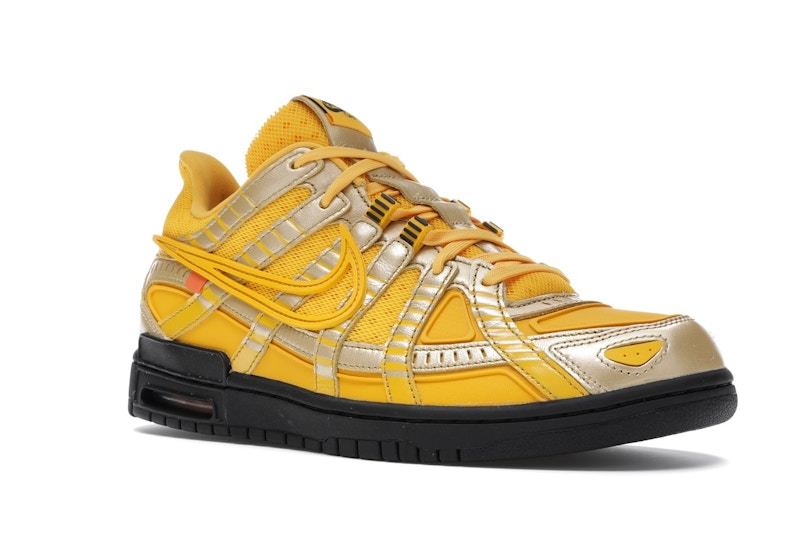 Nike Air Rubber Dunk Off White University Gold - view 4