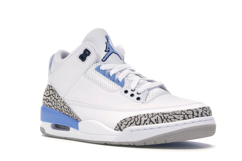Air Jordan 3 Retro Unc (2020) - White/Valor Blue-Tech Grey - CT8532-104 - 04