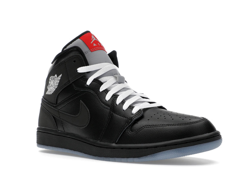 Air Jordan 1 Mid SE Black Metallic Reimagined - Black/Silver Metallic/University Red - HV5177-010 - 04