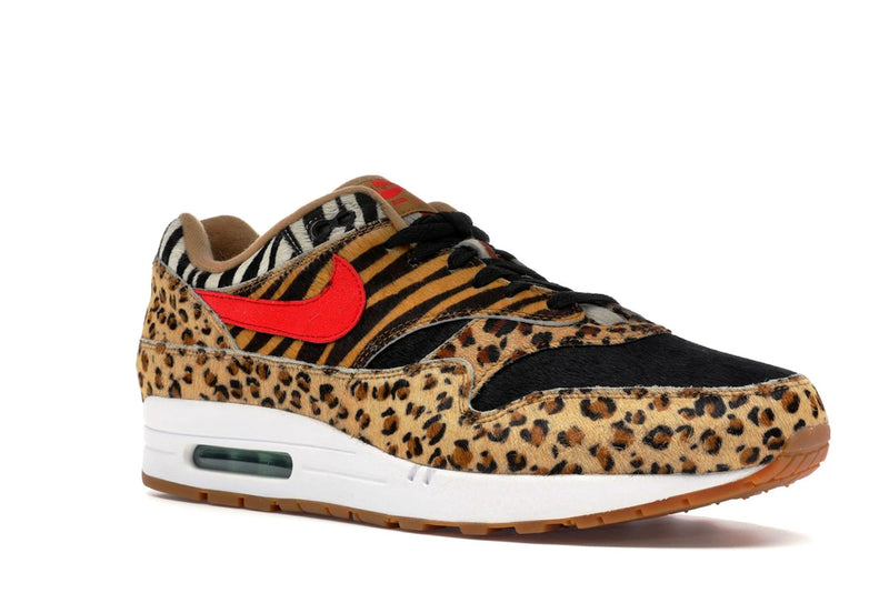 Nike Air Max 1 Atmos Animal Pack 2 (2018) Black Box - Wheat/Sport Red-Bison-Classic Green - AQ0928-700 - 04